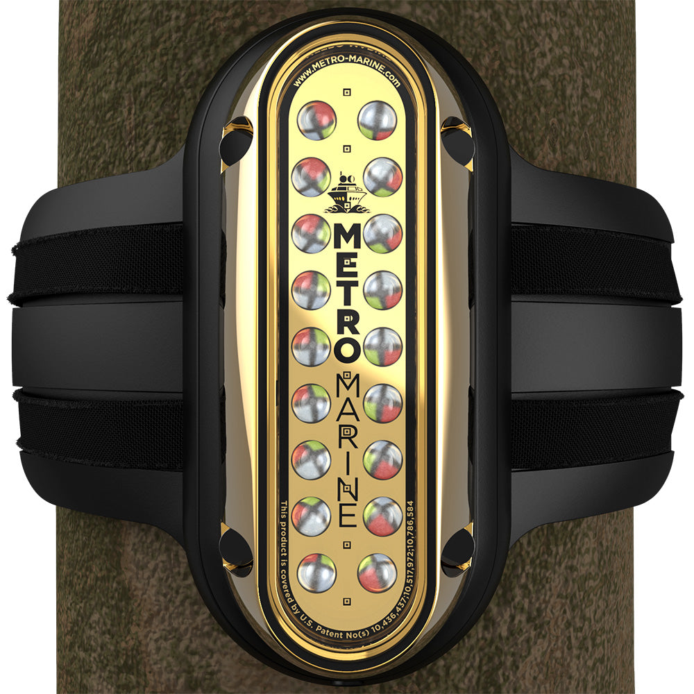 Metro Marine HighOutput Vertical Piling Mount Light wIntelligent Full Spectrum LEDs RGBW 45 Beam FPME1VFS45