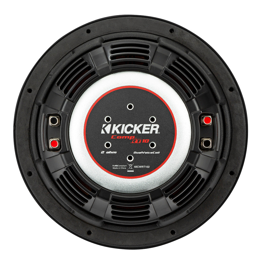 KICKER CompRT 10 Ultra Thin Subwoofer 4Ohm 48CWRT104