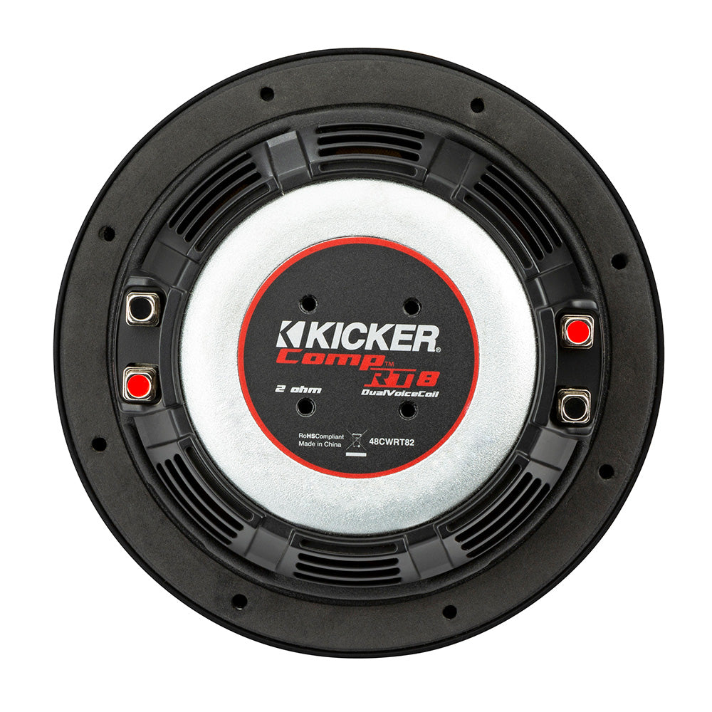 KICKER CompRT 8 Ultra Thin Subwoofer 4Ohm 48CWRT84
