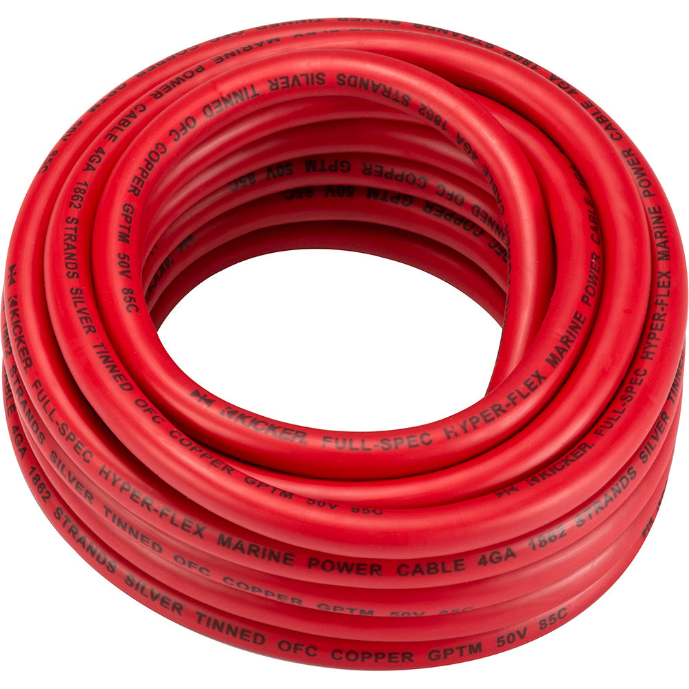 KICKER KMWPR420 20 4AWG Power Wire Red 47KMWPR420
