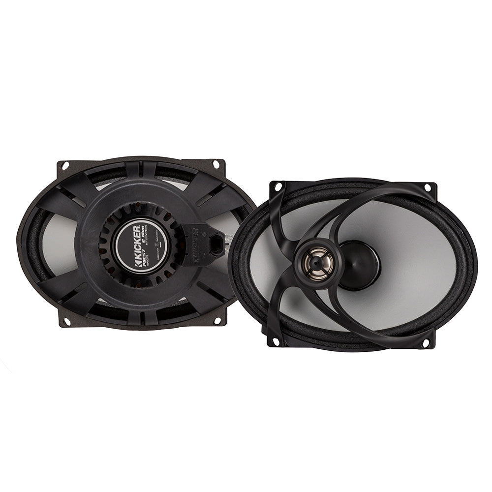 KICKER PSC572 5x7 Harley Davidson Replacement Coaxial Speakers 4Ohm Black 48PSC574
