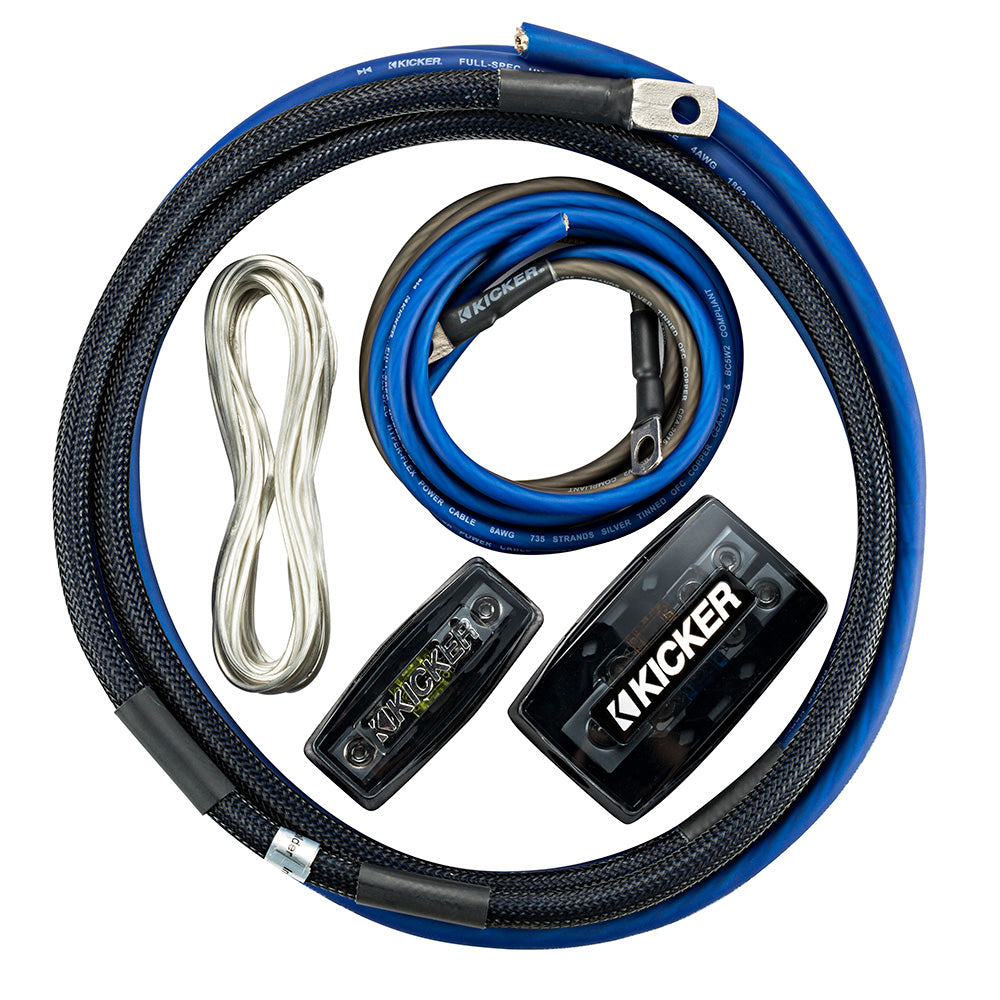 KICKER PKD1 10AWG Dual Amp Power Kit 46PKD1