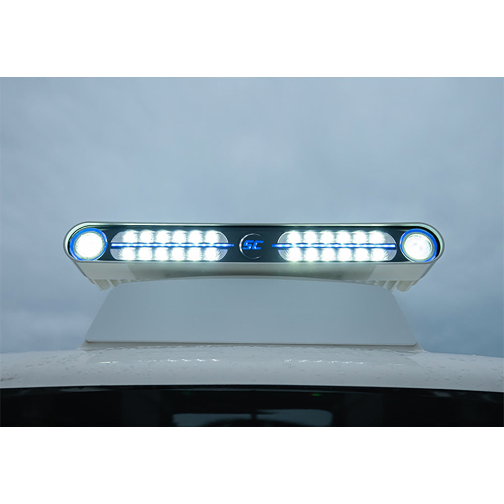 ShadowCaster Eagle Ray LED Light Bar White Housing Dual Optics SCMEAGLERAYWH