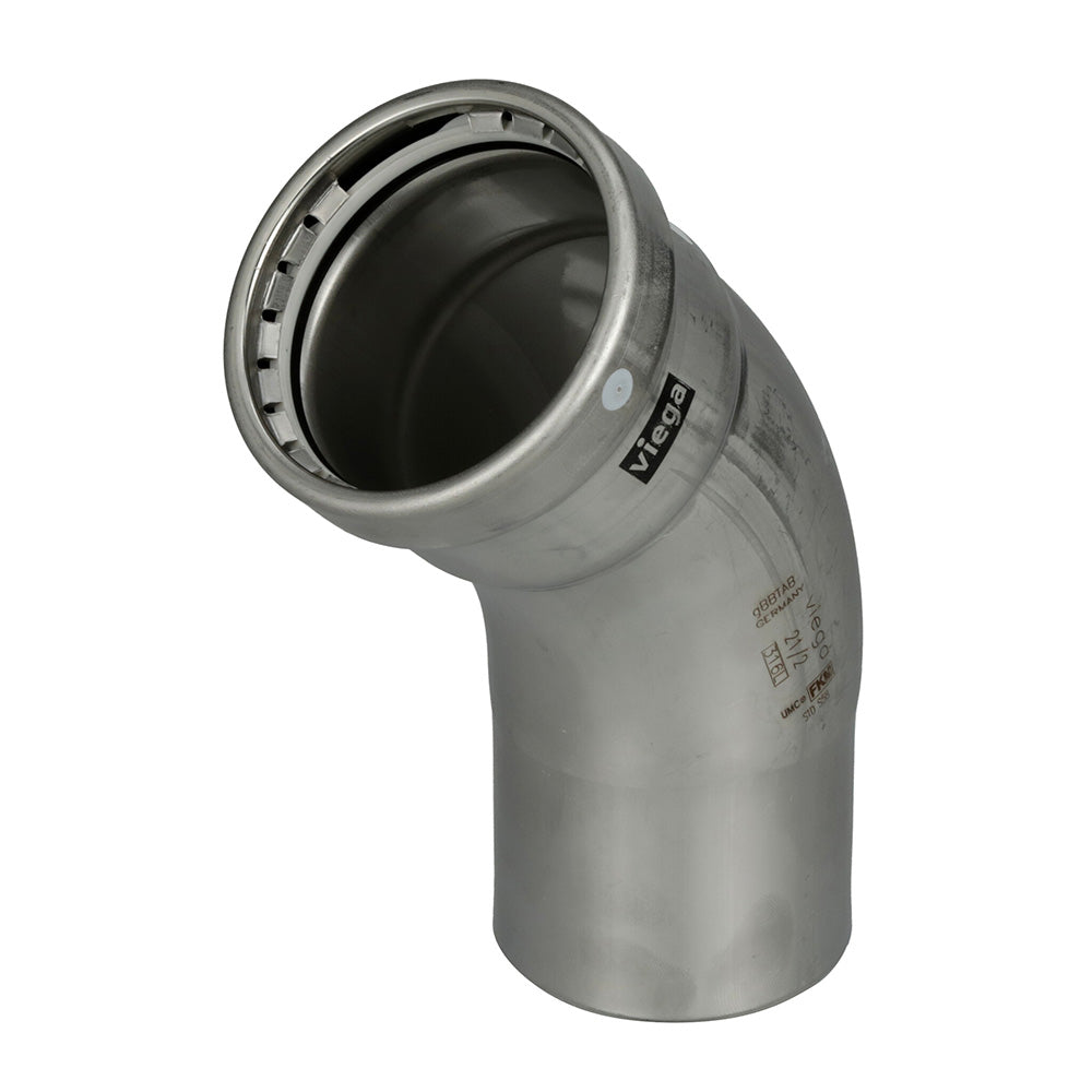 Viega MegaPress 316 FKM 4 45 Degree Street Elbow 98505