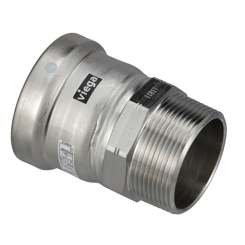 Viega MegaPress 316 FKM MPT Adapter  4 x 4 MPT 98310