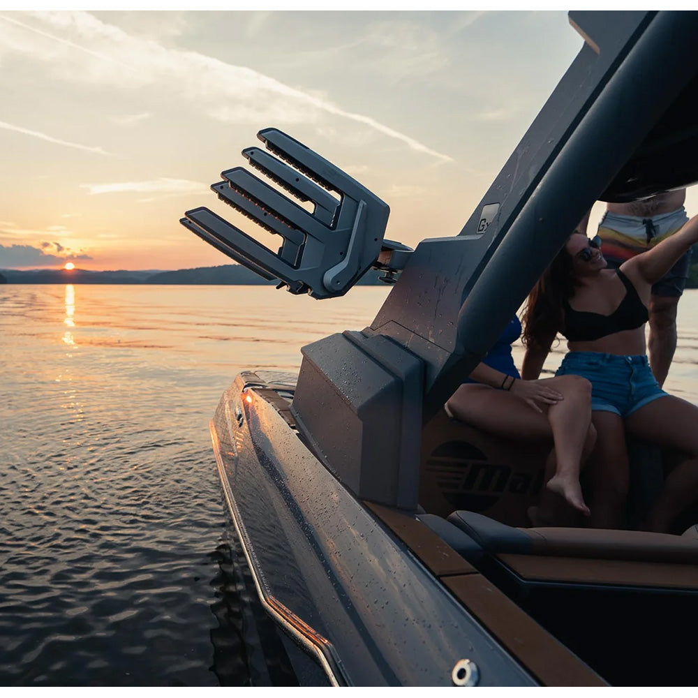 PTM Edge ClampForce 30 Clamping Wake Board Rack Pair Grey P134919010TEBGR