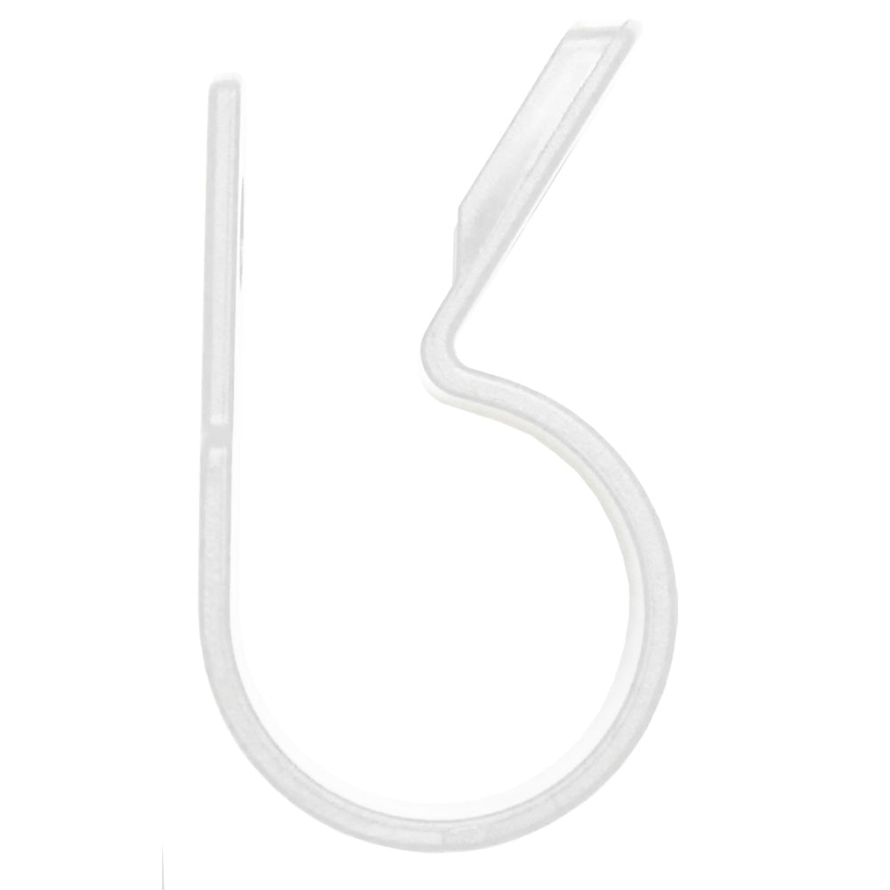 Pacer Nylon CClamps 58 Natural Color 25 Pack BCCH1025