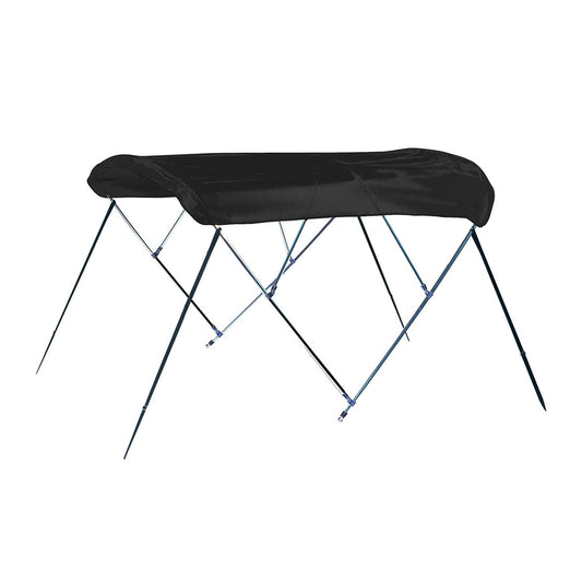 Carver 4 Bow 8 Pontoon Bimini Top wBoot  Black Acrylic A8SQ4893UB02