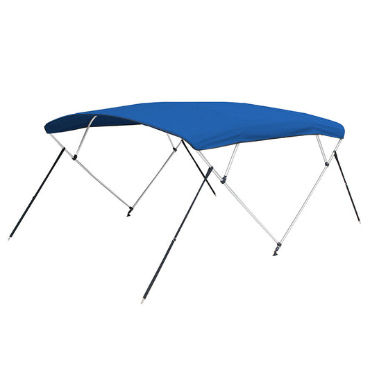 Carver 3 Bow 5487U Bimini Top with Boot  Pacific Blue Acrylic A5487UB04
