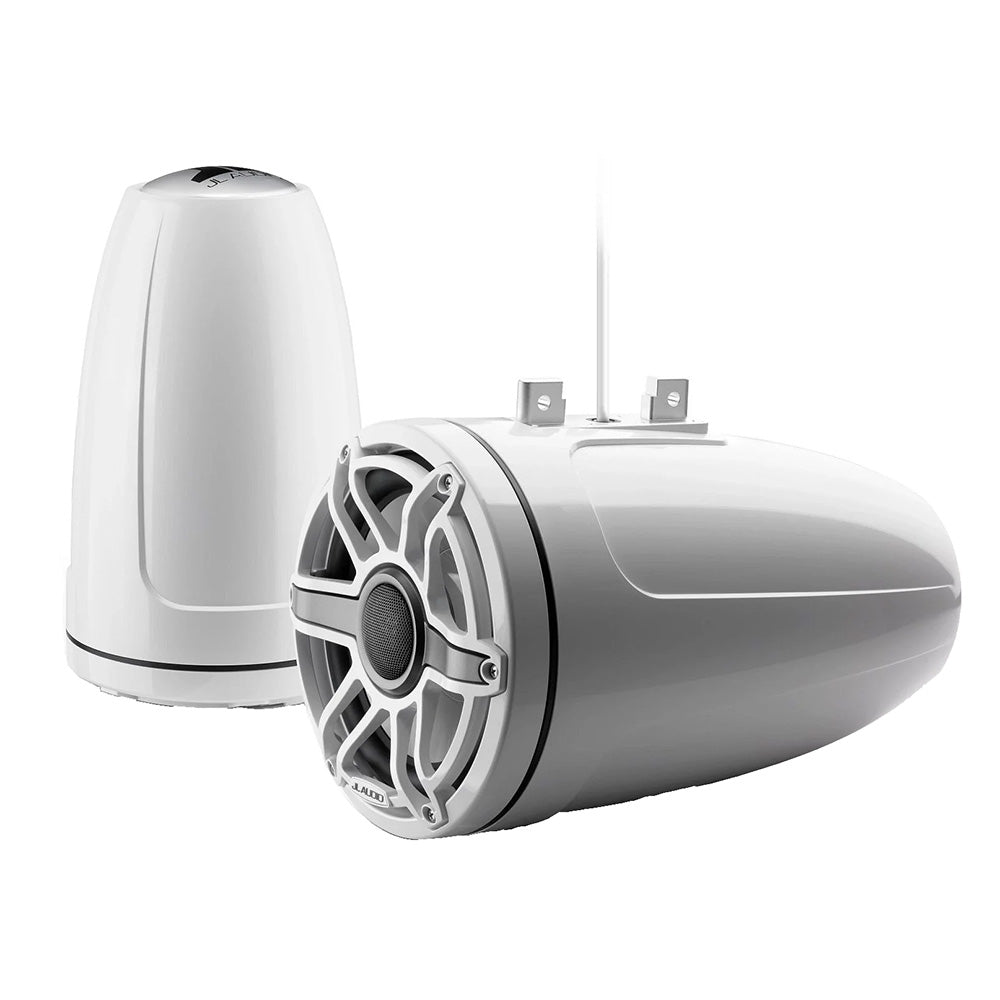 JL Audio M6 Series 88 Enclosed Tower Coaxial System wGloss White Sport Grille M6880ETXv3GwSGwGw 0100328200