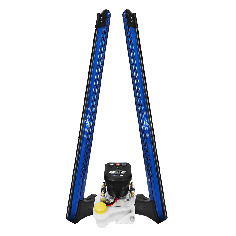 PowerPole Blade ONE Pump BLS Shallow Water Anchor System 10 Dual Blade Blue PP2BLS10BL