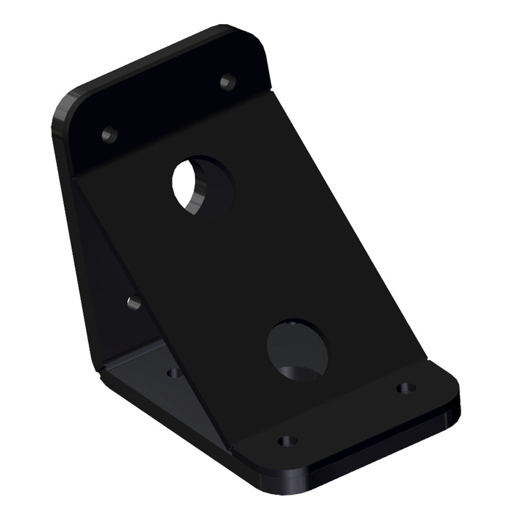 PowerPole Deck Mount 0 Setback 6 Rise Black PKBD04UBK
