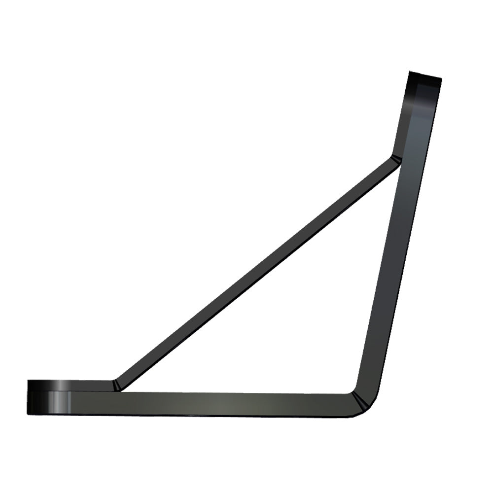 PowerPole Deck Mount 0 Setback 6 Rise Black PKBD04UBK