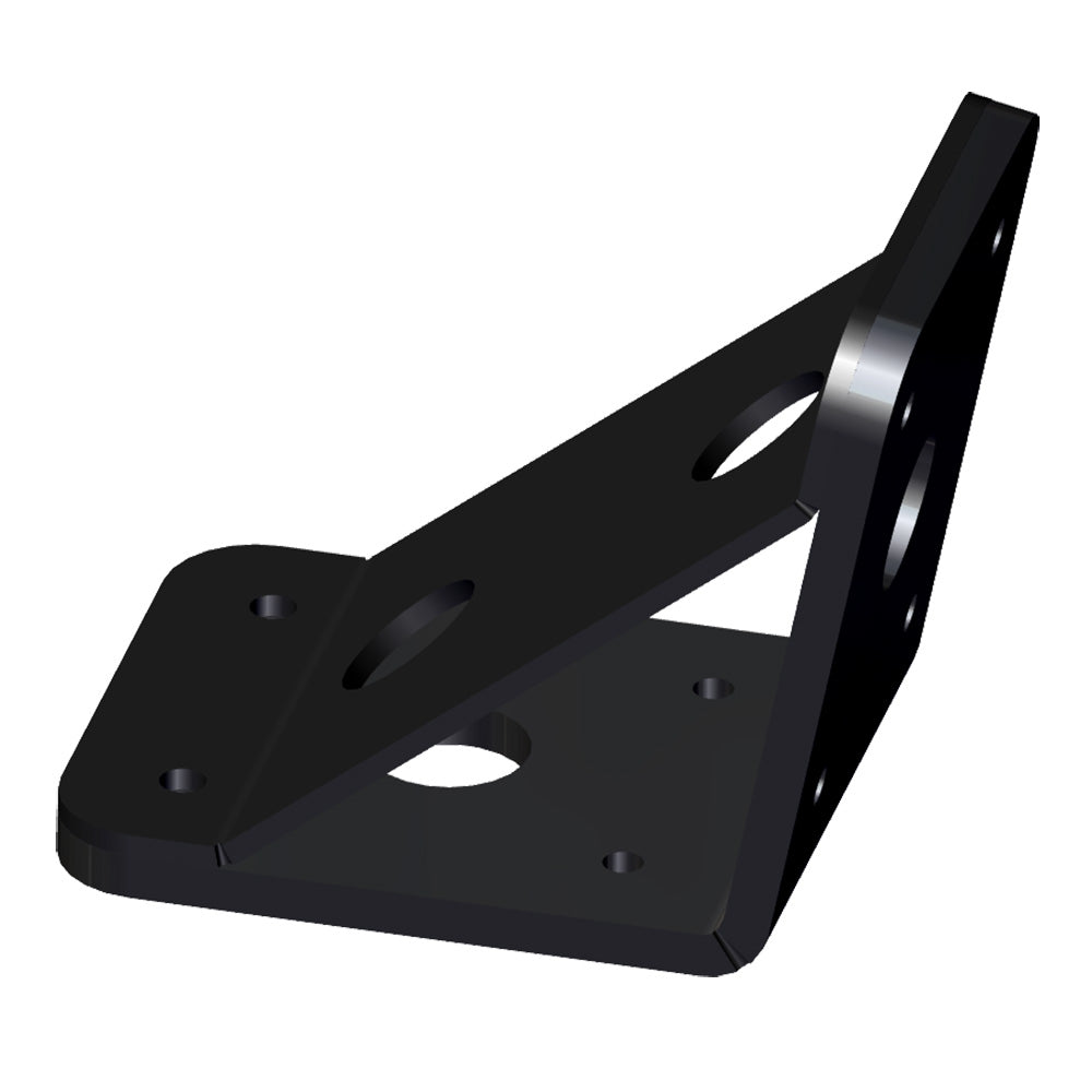 PowerPole Deck Mount 0 Setback 6 Rise Black PKBD04UBK