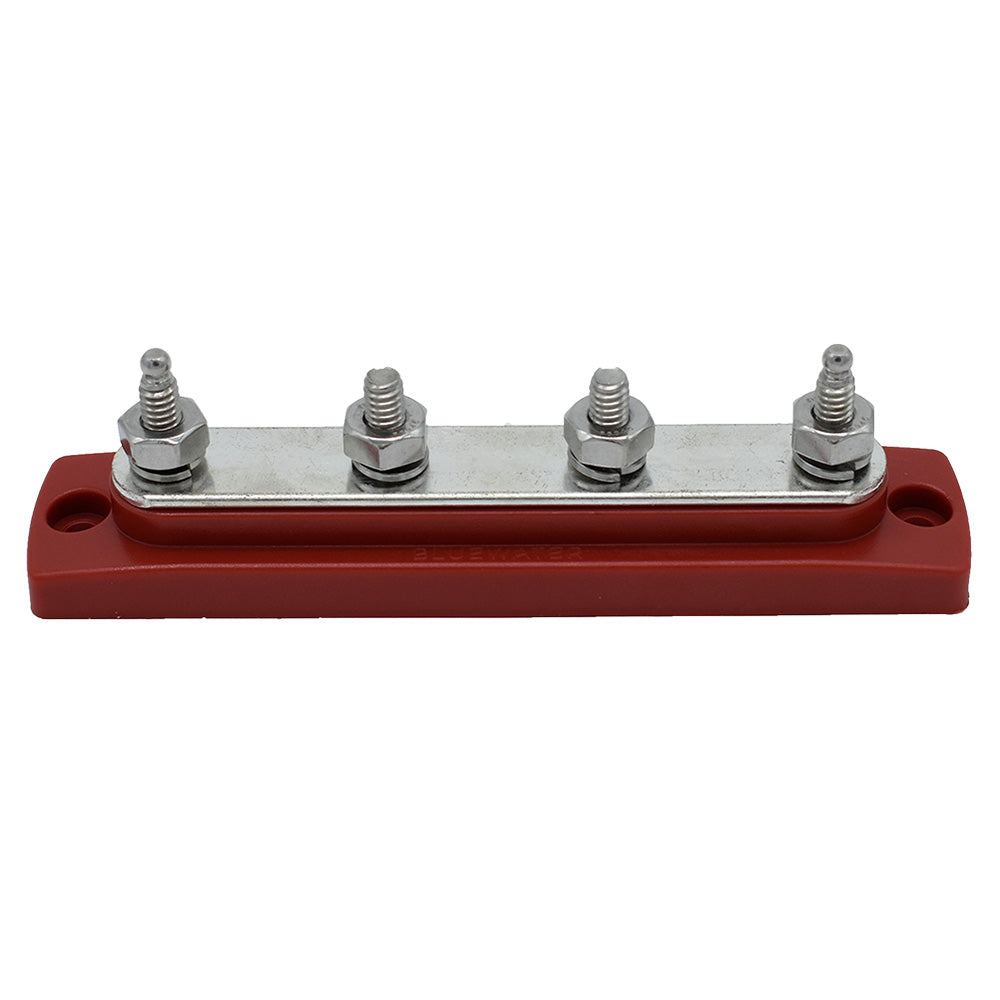 Bluewater Common Stud Busbar 4 Gang Red 312303B025