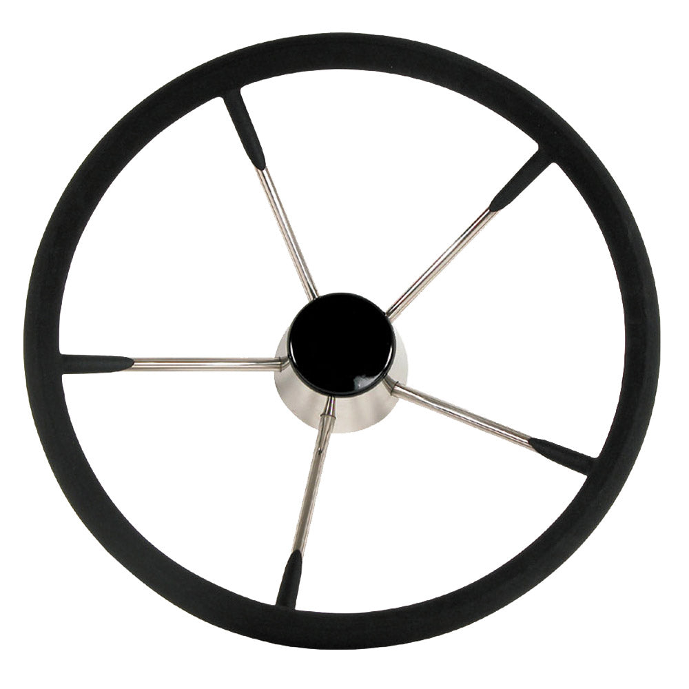Whitecap Destroyer Steering Wheel  Black Foam 15 Diameter S9004B