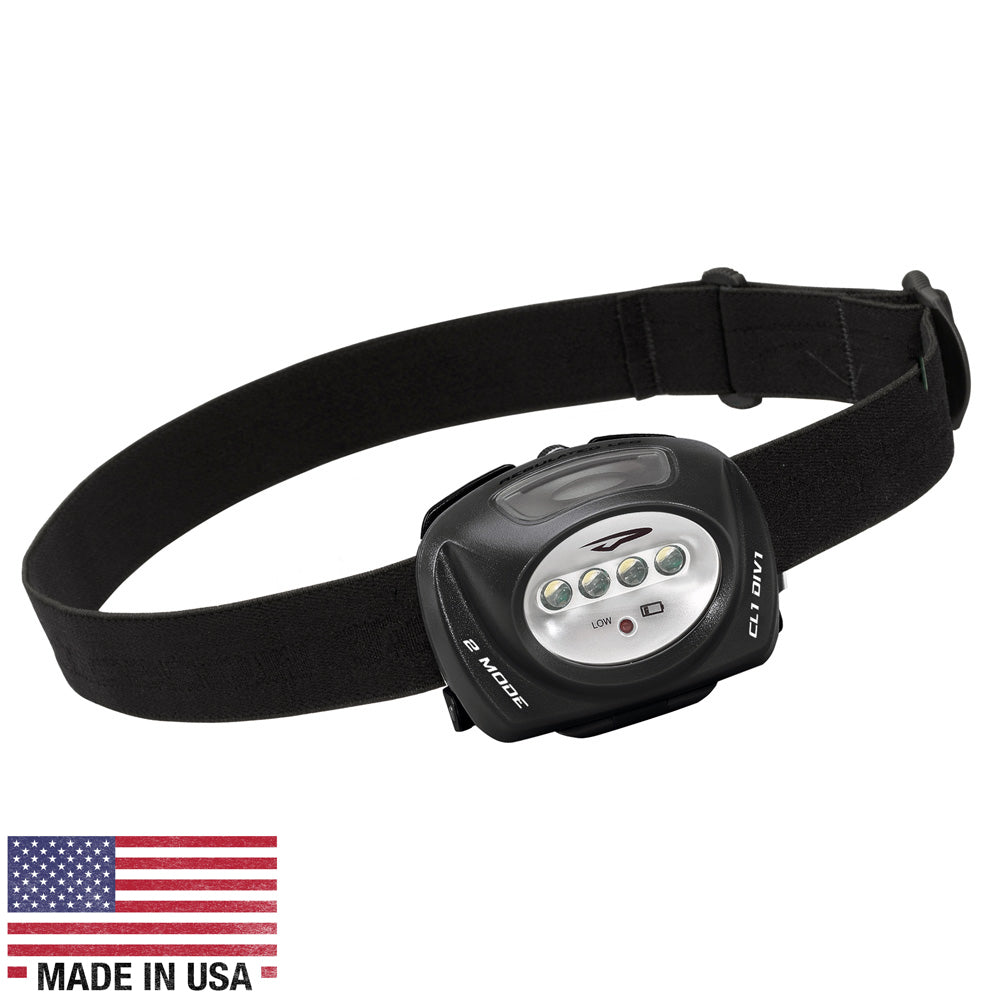 Princeton Tec QUAD II Intrinsically Safe LED Headlamp Black QUADIIBK