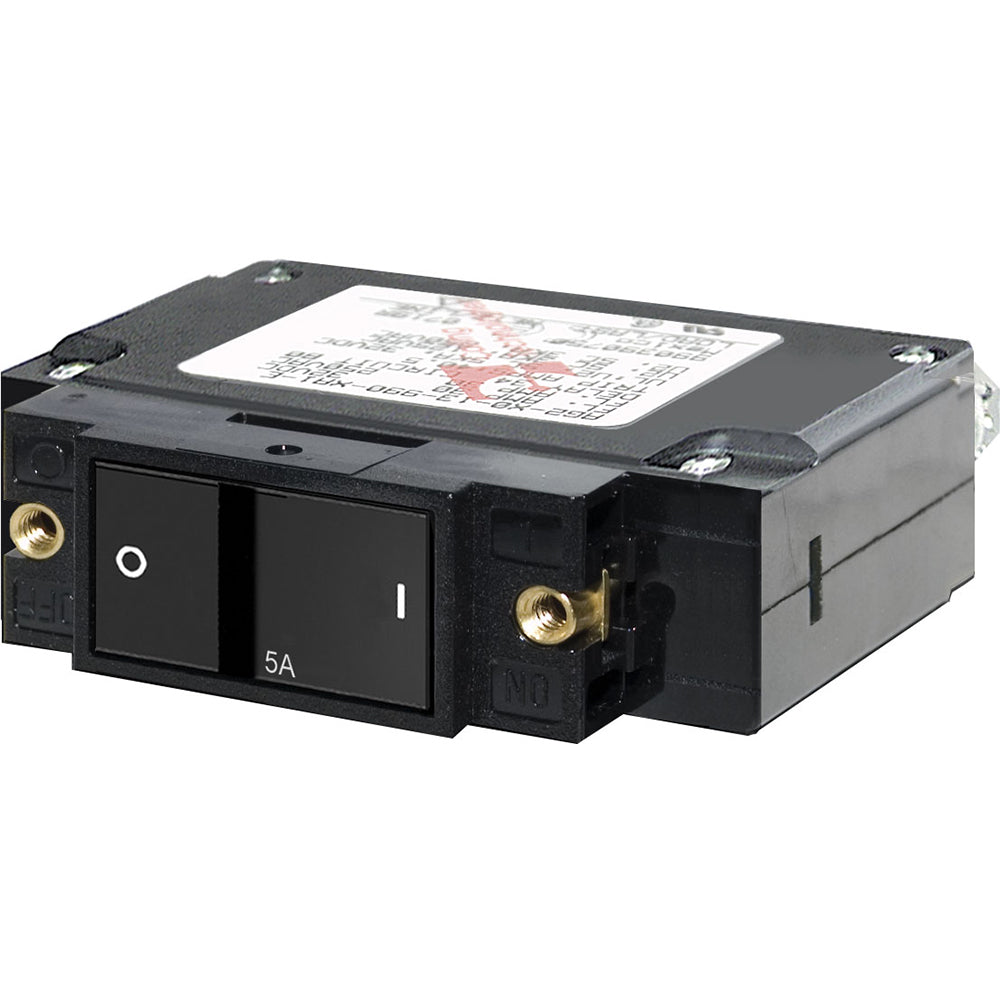 Blue Sea 7540 CSeries Flat Rocker Circuit Breaker Single Pole 5A 7540