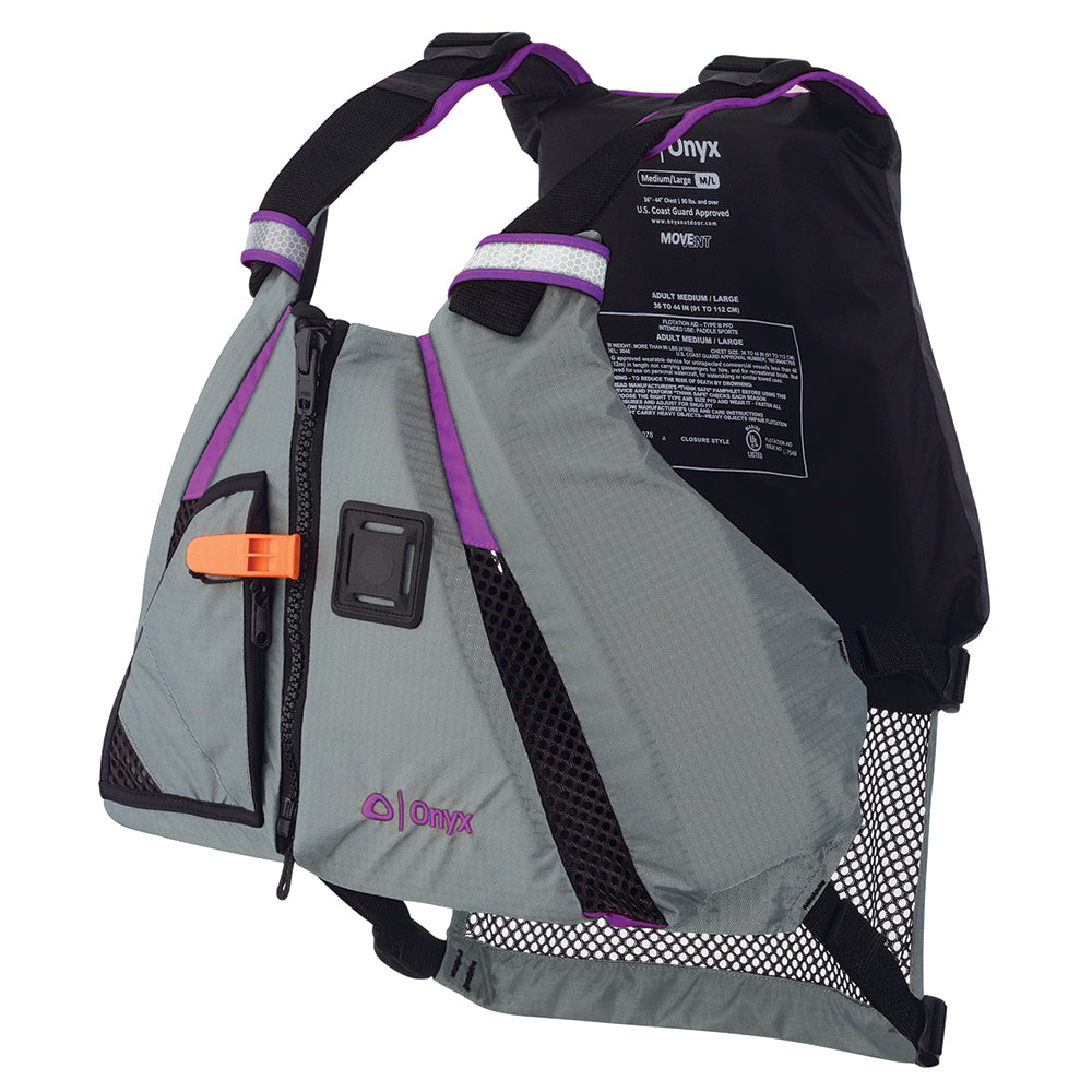 Onyx MoveVent Dynamic Paddle Sports Vest PurpleGrey XL2XL 12220060006018