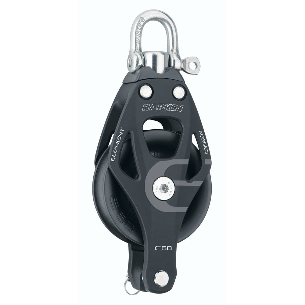 Harken 60mm Single Aluminum Element Block wSwivel Becket 6261