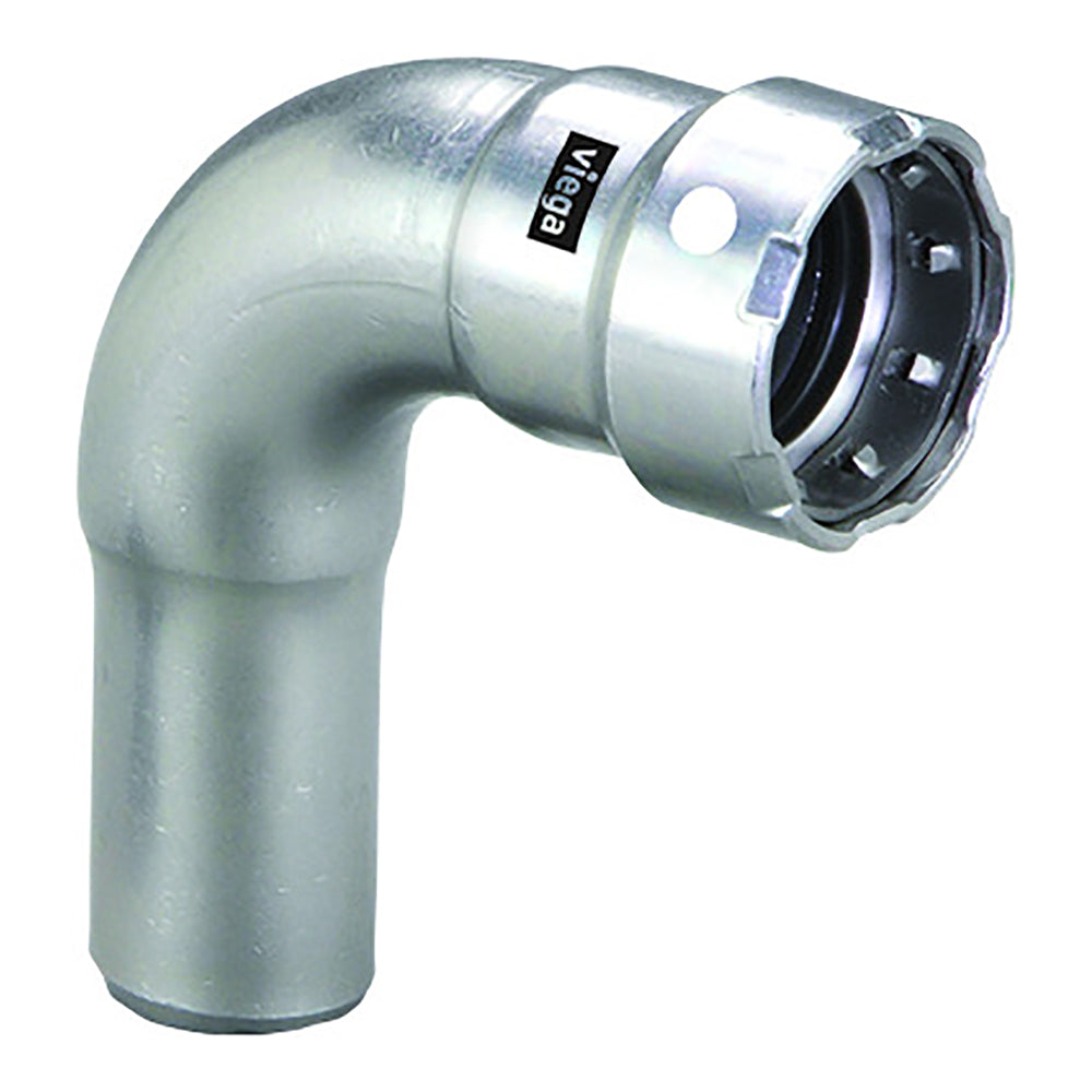 Viega MegaPress 34 90 Stainless Steel 304 Elbow Street Press Connection Smart Connect Technology 95035