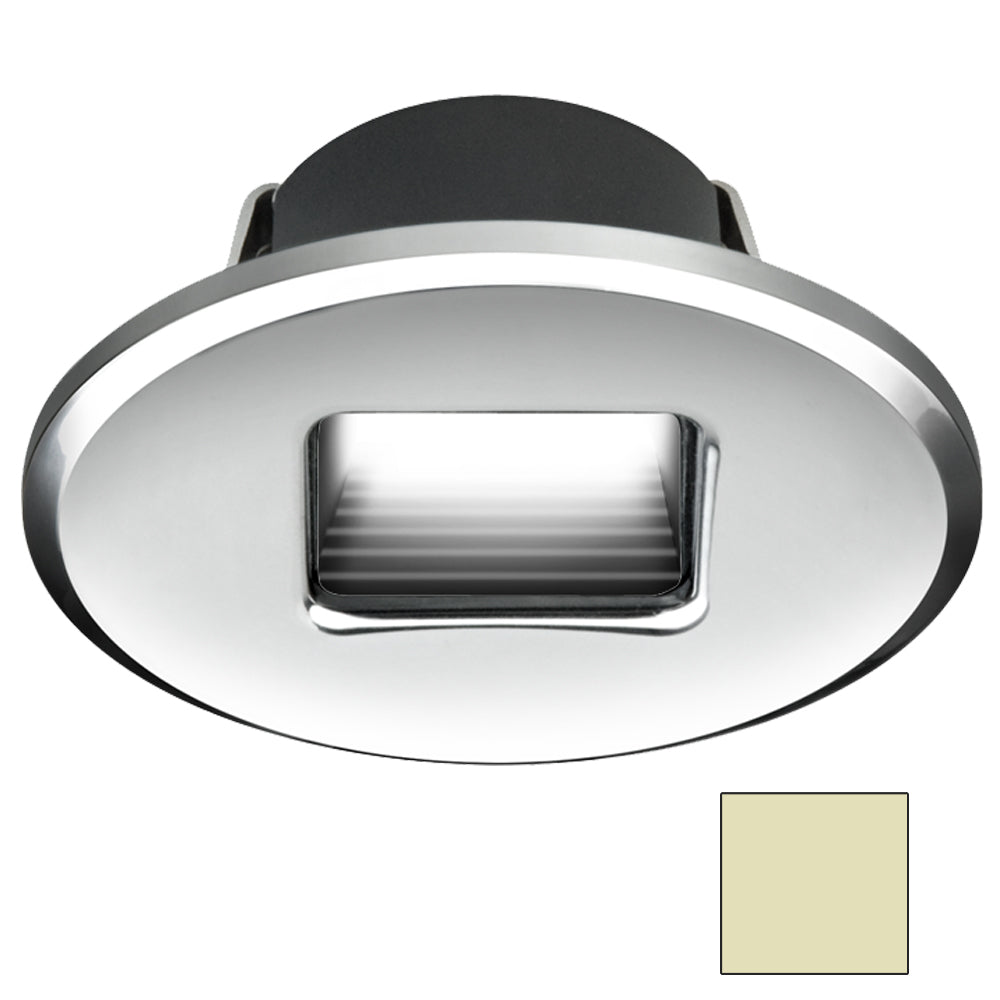 I2Systems Ember E1150Z SnapIn Polished Chrome Oval Warm White Light E1150Z13CAB