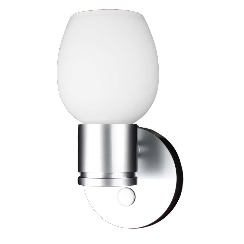 Lunasea LED Wall Light Brushed Nickel Tulip Glass LLB33OW81OT