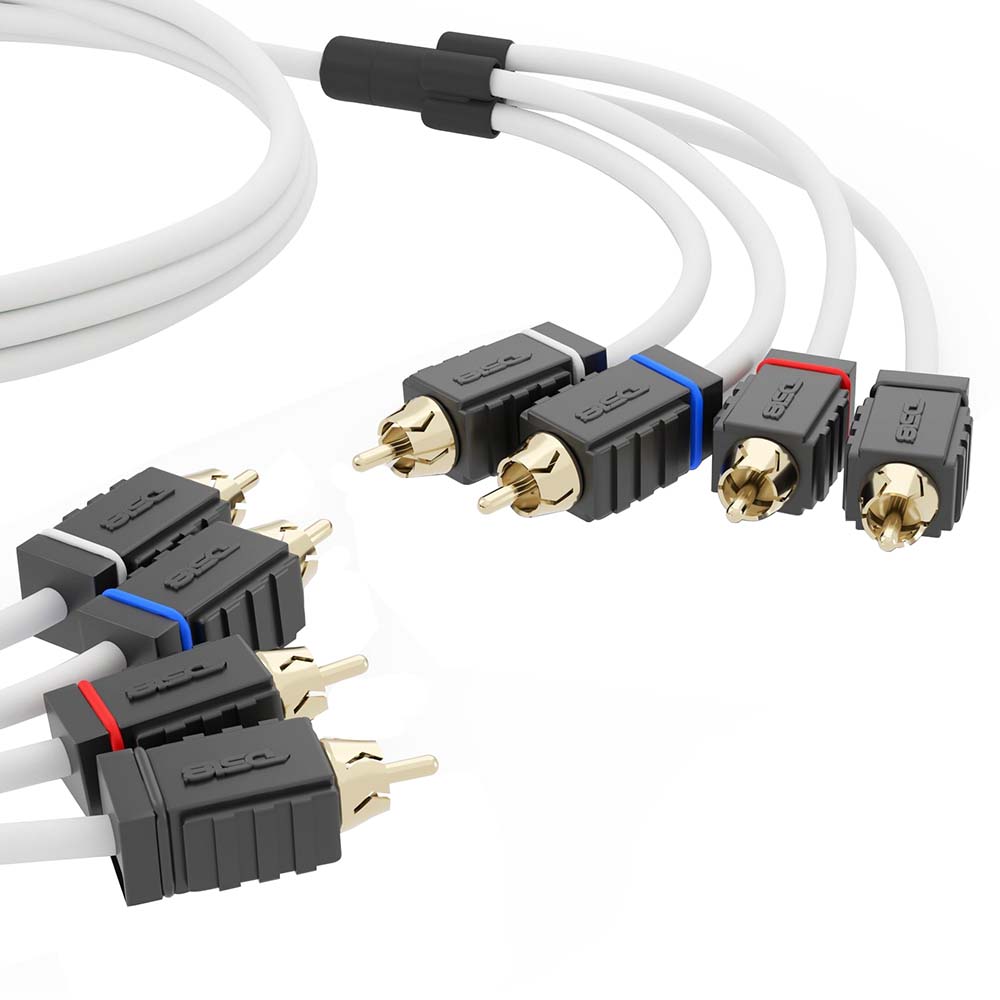 DS18 Marine Tinned OFC RCA Cable 4 Channel 25 MOFCR25FT4CH