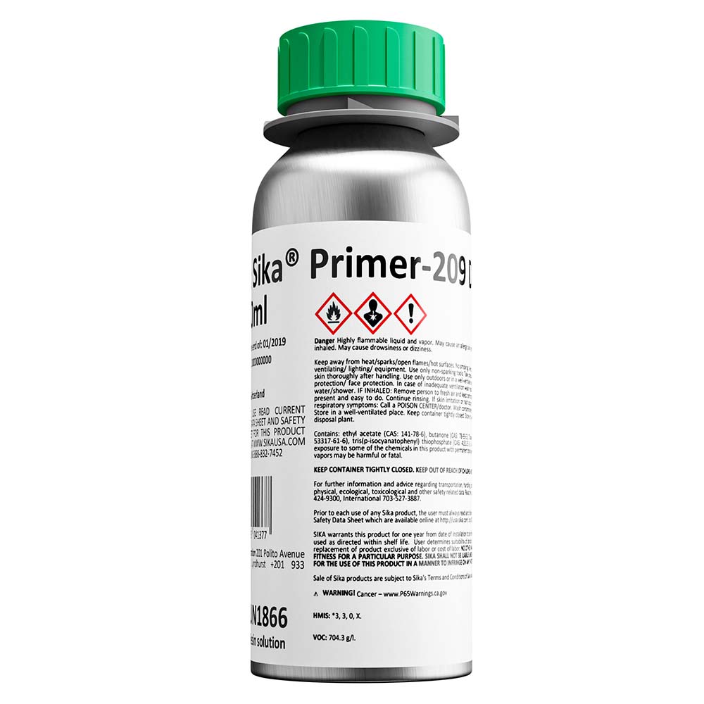 Sika Primer209 D Black 250ml Bottle 451588