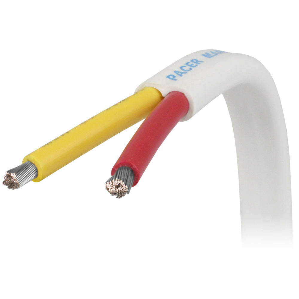 Pacer 182 AWG Safety Duplex Cable Flat Cable RedYellow 250 W182RYW250