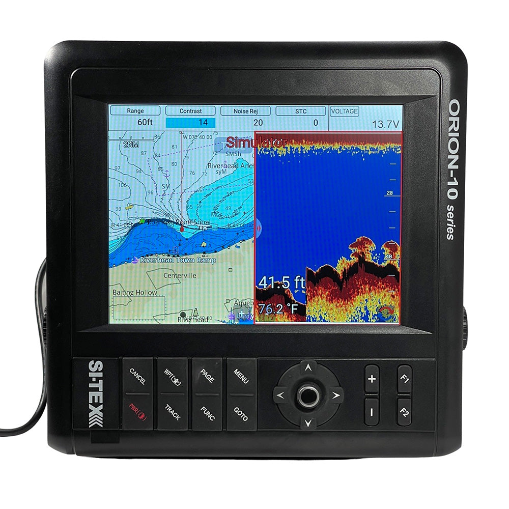 SITEX 10 ChartplotterSounder Combo wInternal GPS CMAP 4D Card ORIONCF