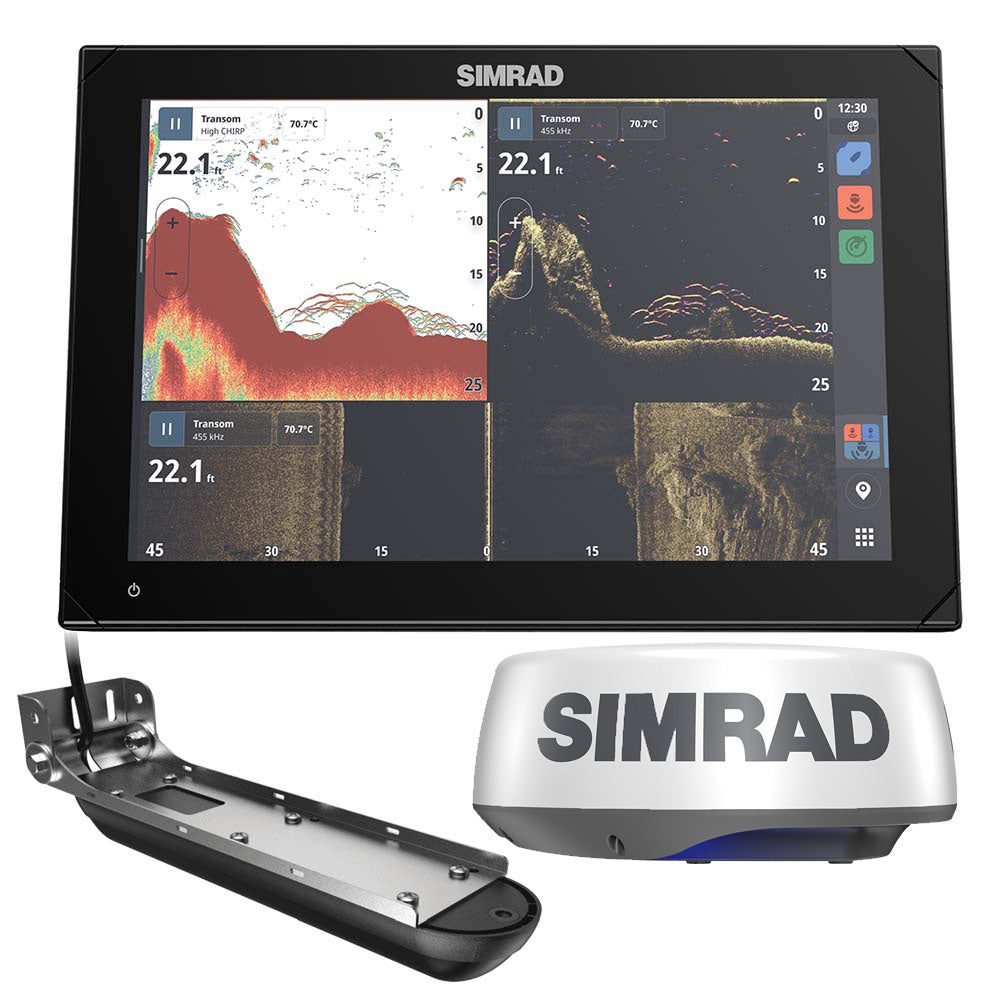 Simrad NSX 3012 Radar Bundle HALO20 Radar Dome Active Imaging 3in1 Transducer 00015378001