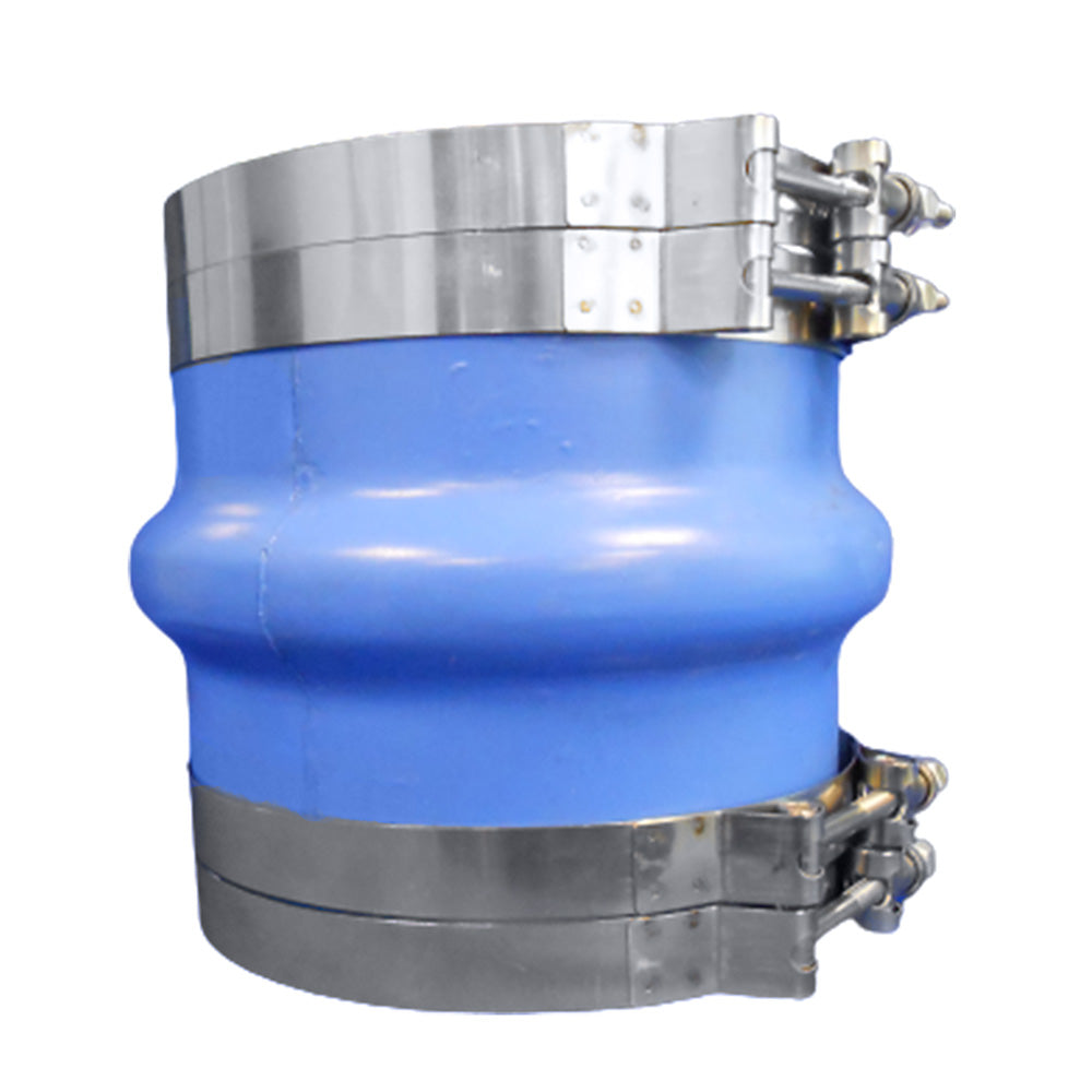 Trident Marine 6 ID Blue Silicone Molded Wet Exhaust Hump w4 TBolt Clamp 270V6000SS