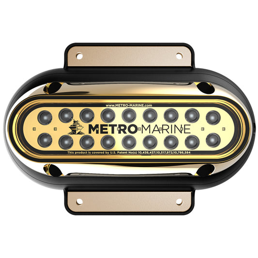Metro Marine HighOutput Elongated Surface Mount Light wIntelligent Monochromatic LEDs  Blue 45 Beam FSME1HB345