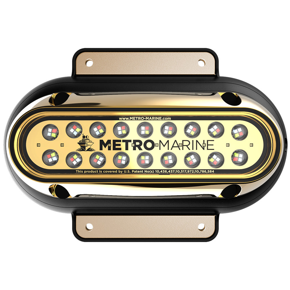 Metro Marine HighOutput Elongated Surface Mount Light wIntelligent Full Spectrum LEDs  RGBW 90 Beam FSME1HFS90