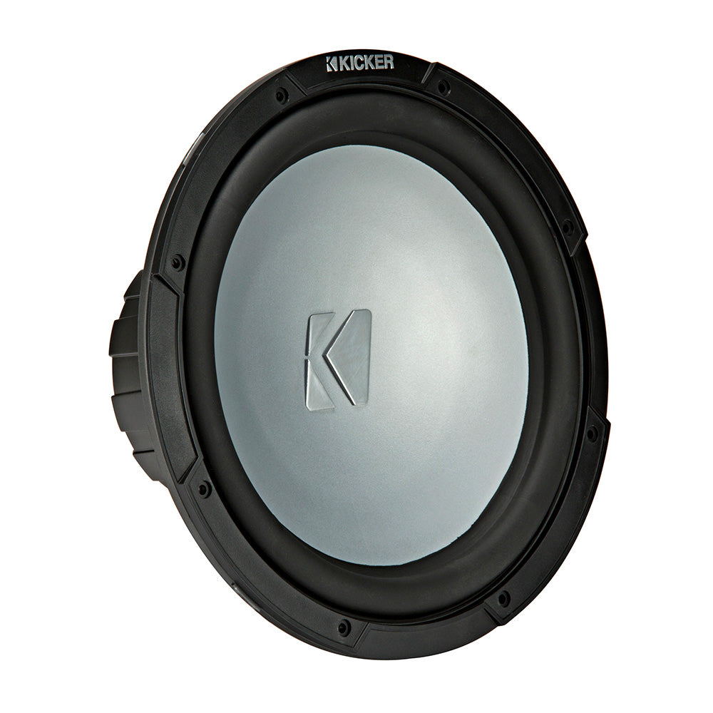 KICKER KMF10 10 WeatherProof Subwoofer for Freeair Applications  4Ohm 45KMF104