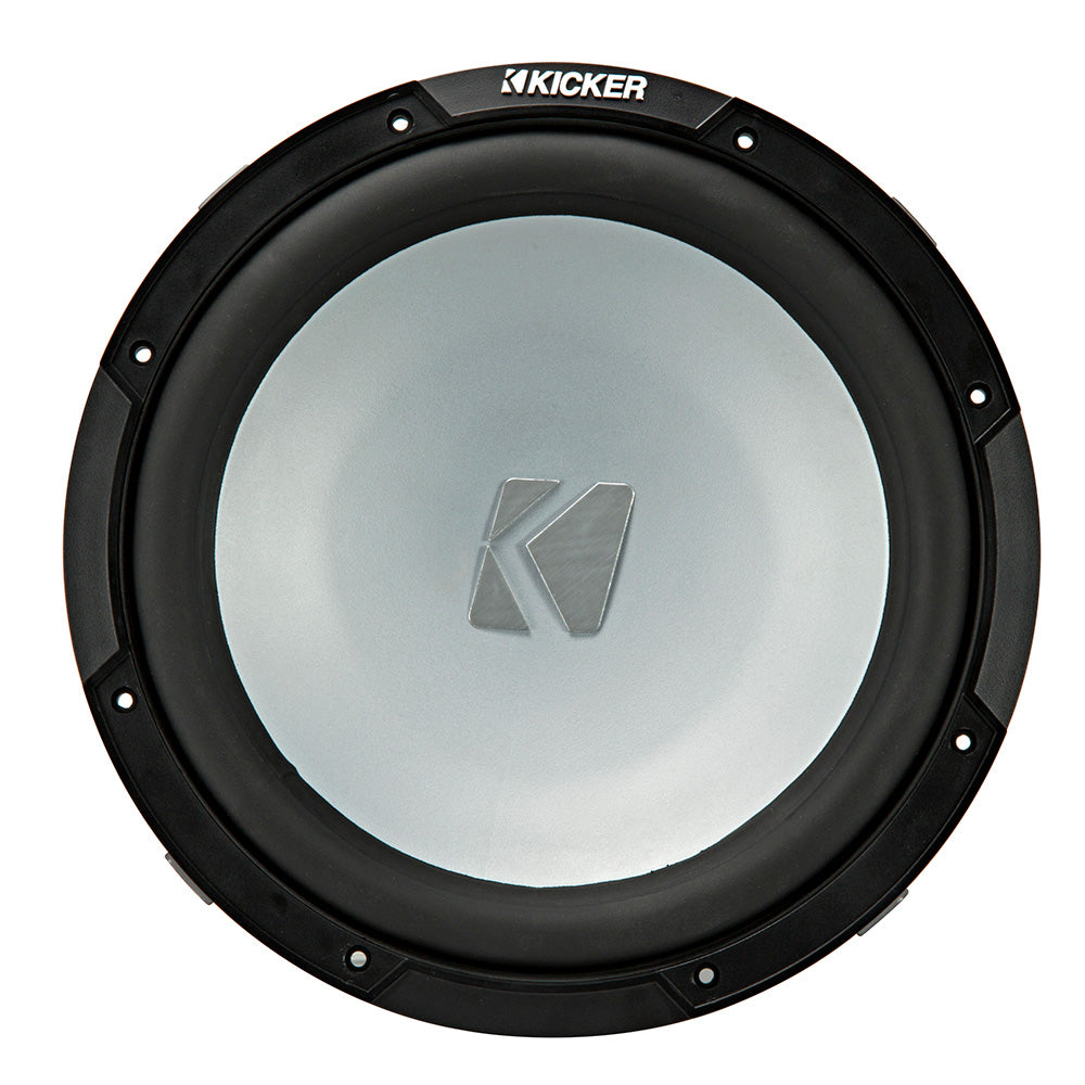 KICKER KMF10 10 WeatherProof Subwoofer for Freeair Applications  4Ohm 45KMF104