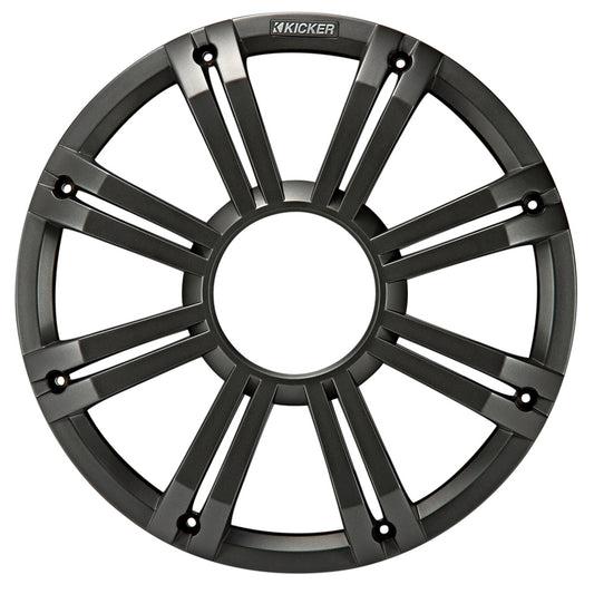 KICKER KMG12 12 Grille fKM12  KMF12 Subwoofers  Charcoal LED Lighting 45KMG12C