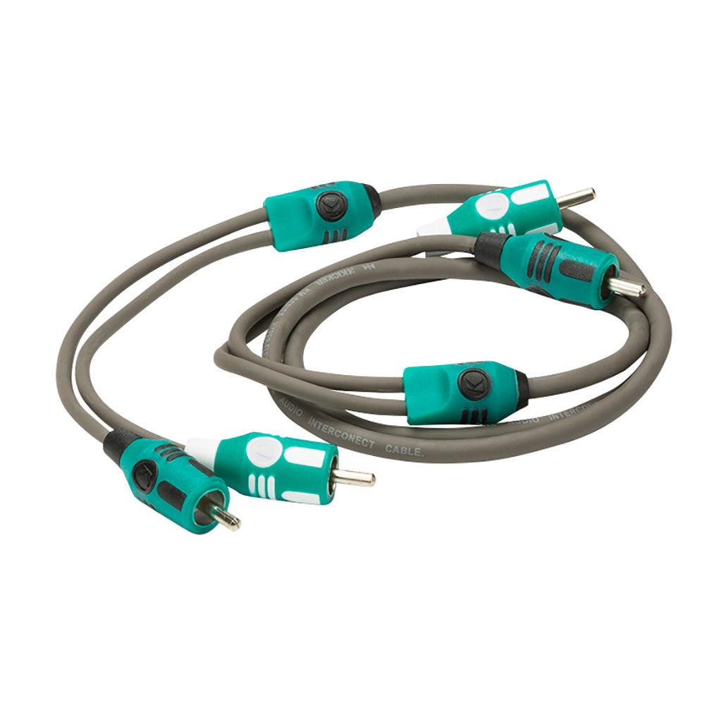 KICKER KMI1 Marine Series 2Channel RCA Interconnect  1M 47KMI1