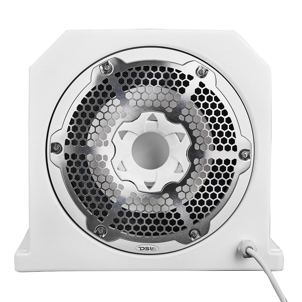 DS18 HYDRO 10 Marine Sub Box wRGB Lighting  White NXL10SUBLDW