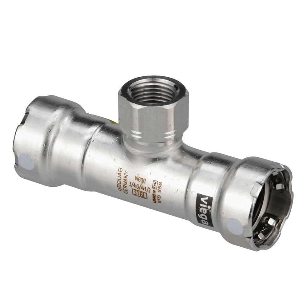 Viega MegaPress 316 FKM Tee wFPT  114 x 114 x 34 FPT 91870