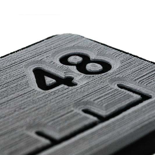 SeaDek 48 Routed Ruler  6mm  Brushed Texture  Storm GreyBlack 5358480066