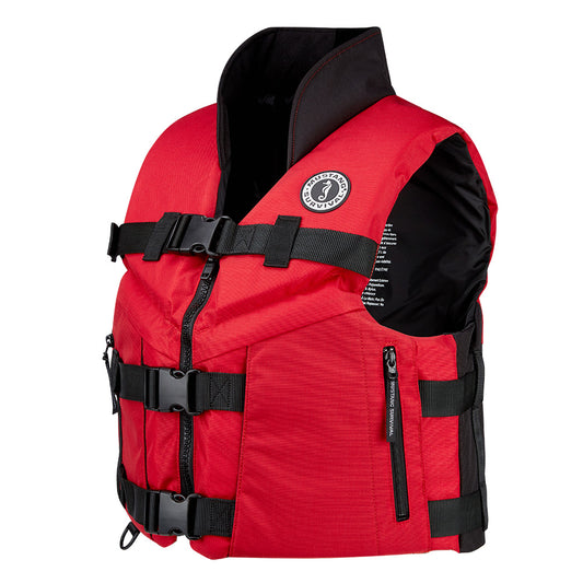 Mustang Accel 100 Foam Fishing Vest  XL  RedBlack MV462602123XL216