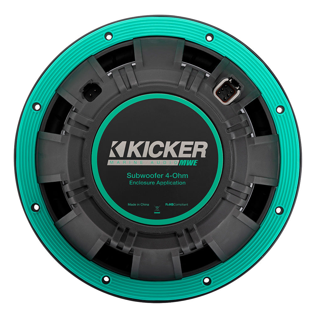 KICKER 10 Premium Marine Subwoofer fEnclosure Applications  4Ohm 51MWE104