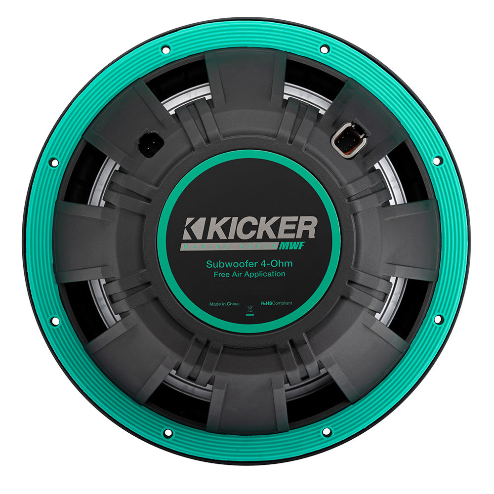 KICKER 12 Premium Marine Subwoofer fFreeAir Applications  4Ohm 51MWF124