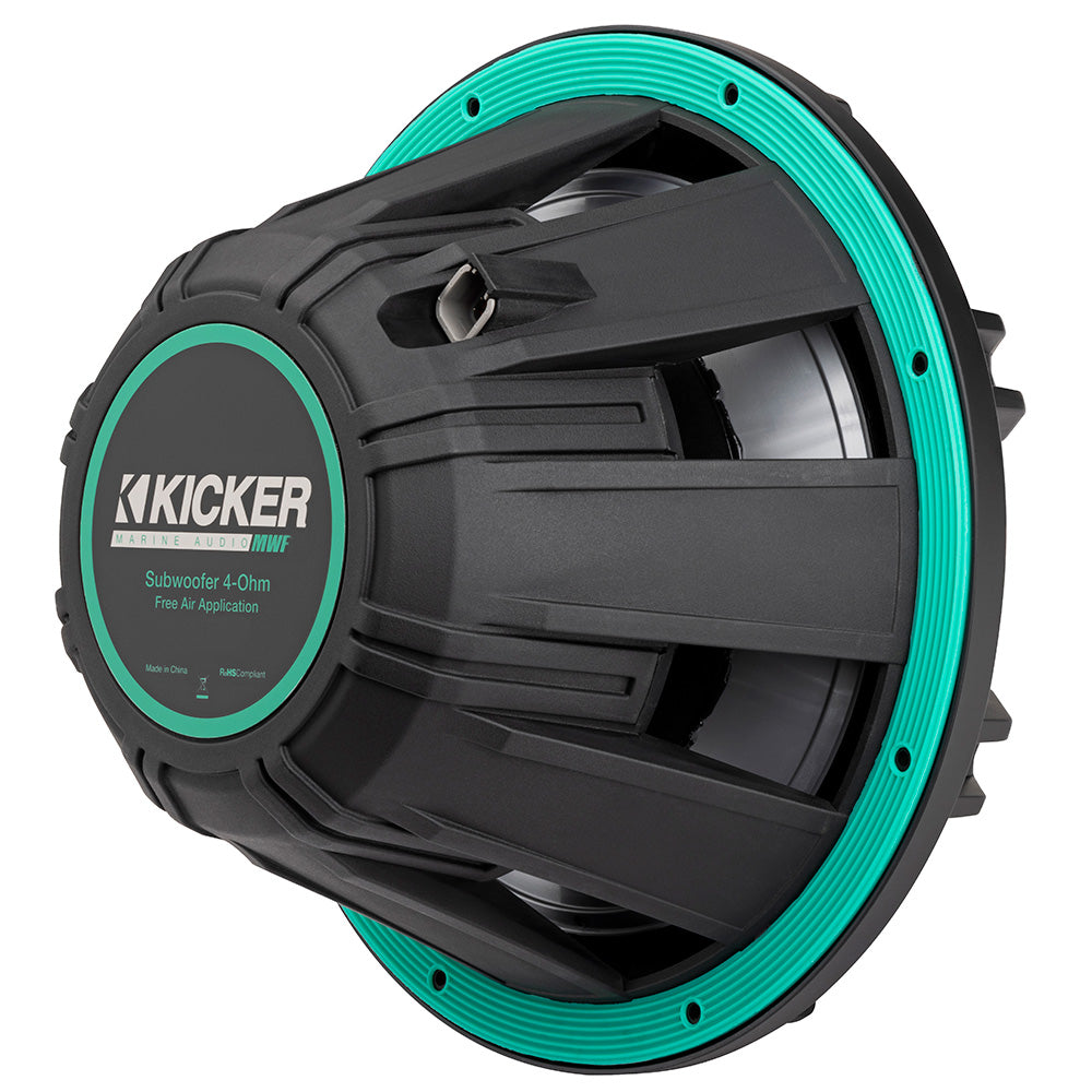 KICKER 12 Premium Marine Subwoofer fFreeAir Applications  4Ohm 51MWF124