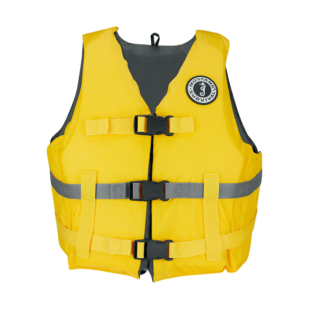 Mustang Livery Foam Vest  XLXXL  Yellow MV701025XLXXL