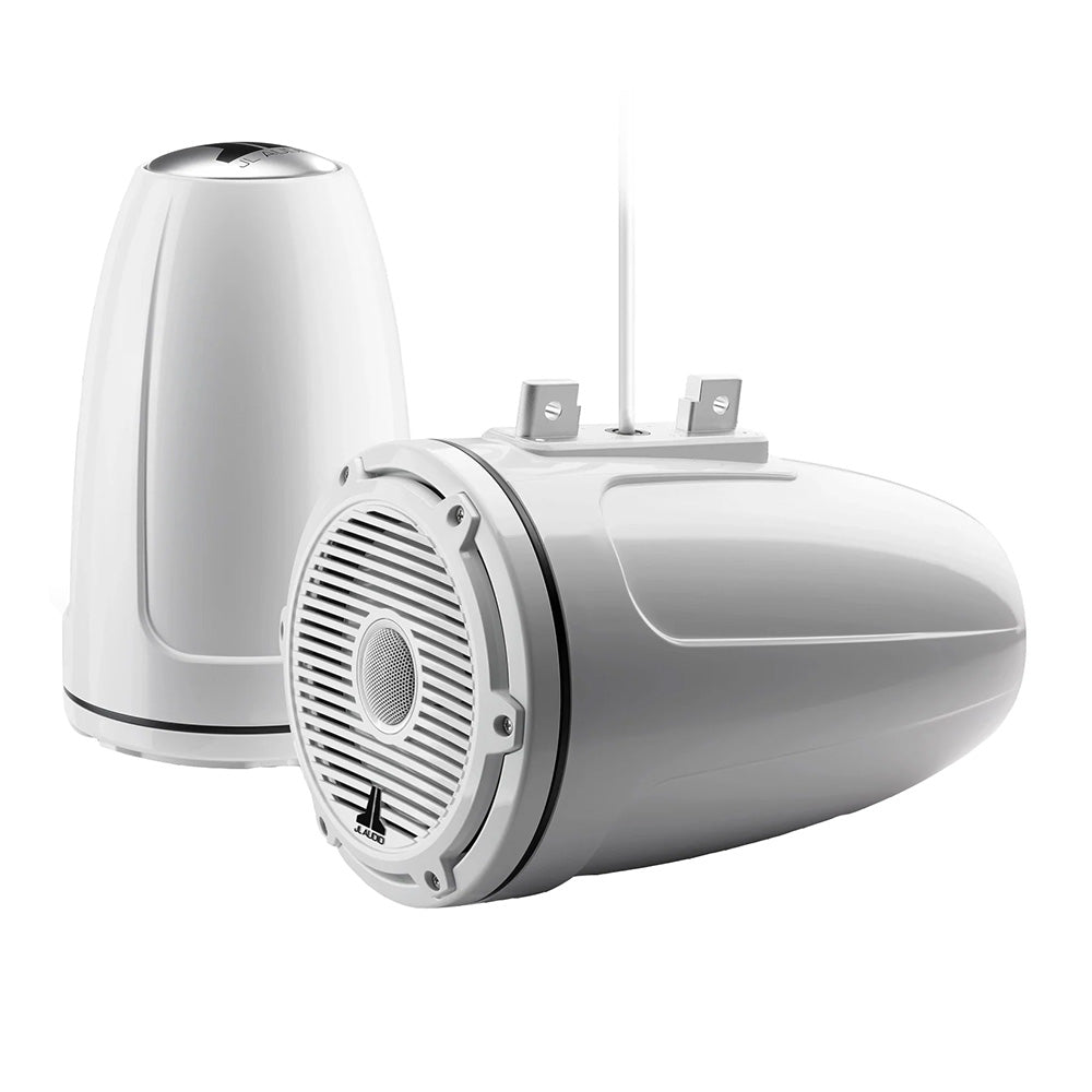 JL Audio M6 Series 77 Enclosed Tower Coaxial System wGloss White Classic Grille  M6770ETXv3GwC3Gw 0100385600