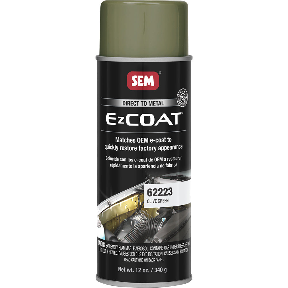 SEM Ez Coat  16oz Aerosol Can  Olive Green 62223