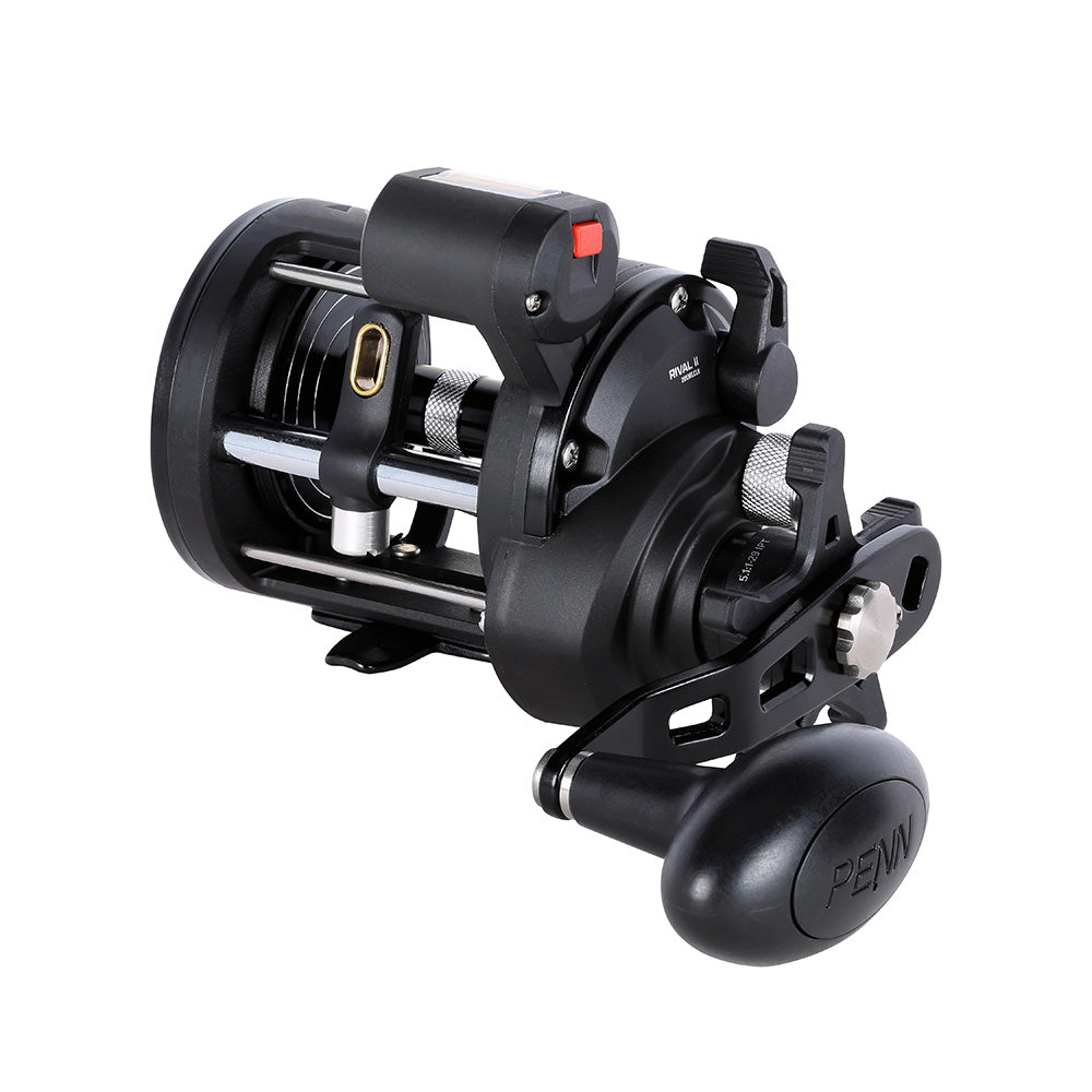 PENN RVLII20LWLCLH Rival II 20 Level Wind Left Hand Conventional Reel wLine Counter 1639712